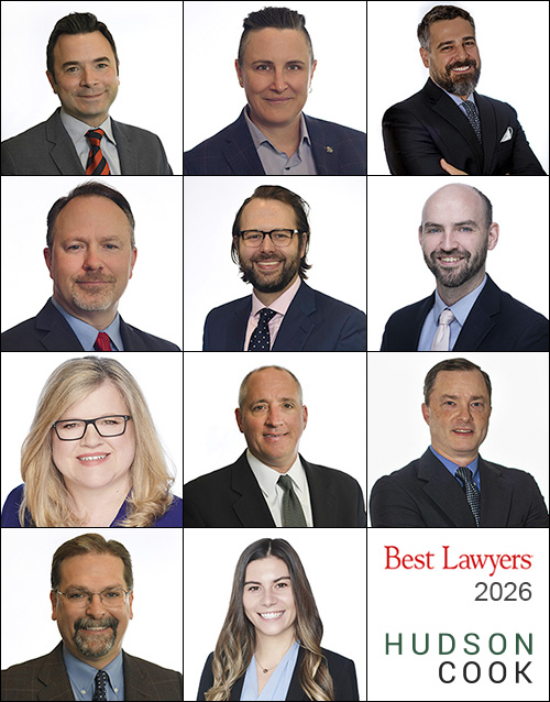 Eleven Hudson Cook, LLP Attorneys Recognized in The Best Lawyers in America® 2026